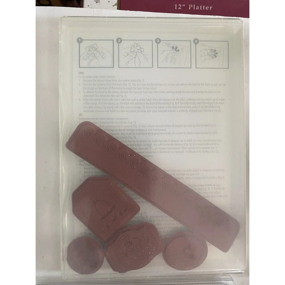 STAMPIN' UP! MIXED lot of Discontinued Mounted Rubber Stamps Vintage 2000’s